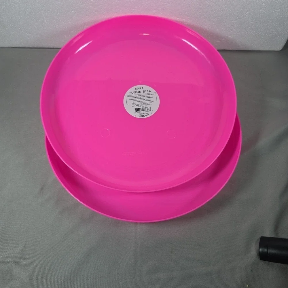 Frisbee Flying Disc Summer Spring‎ Toys Set Of 2 Pink 10inch